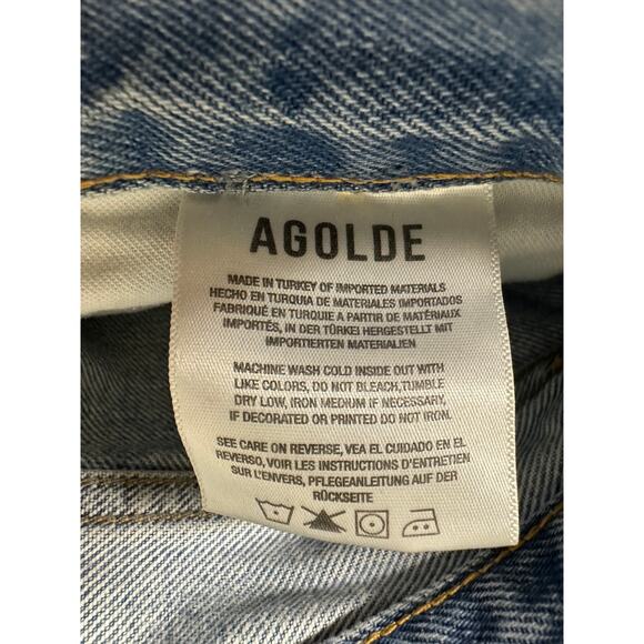 Agolde Womens Denim Shorts Size 27 - Picture 5 of 8